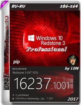 Windows 10 Pro 16237.1001 rs3 x86-x64 RU